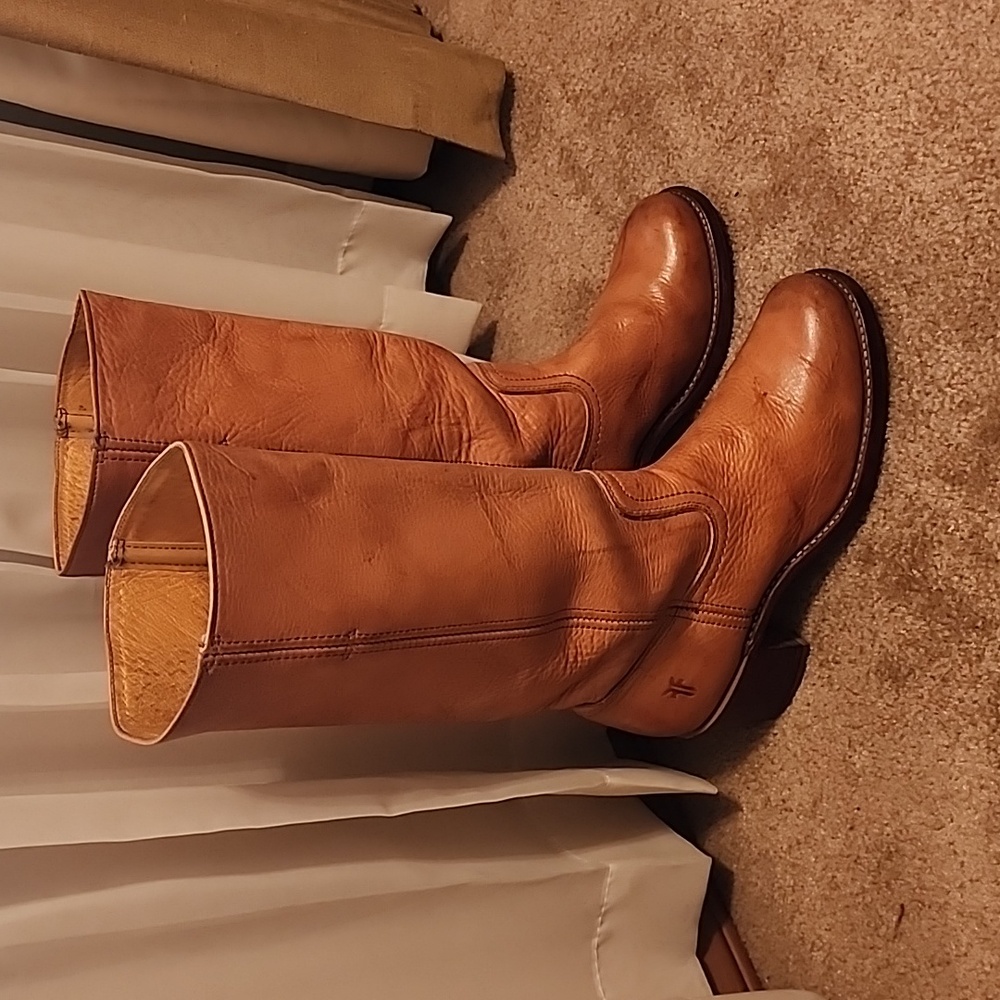 Frye Sabrina Campus Boots Made in USA